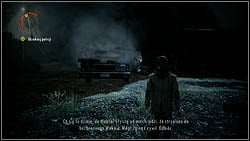 Next page is on a branch you pass by during your run from the police, right before the moment police cruiser crashes - Alan Wake: Episode 3 Ransom - list of manuscript pages - Manuscript - Alan Wake Game Guide & Walkthrough