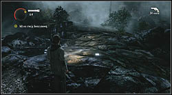 Another sheet lies on the rocks, on your way to the second supply point - Alan Wake: Episode 1 Nightmare - list of manuscript pages - Manuscript - Alan Wake Game Guide & Walkthrough