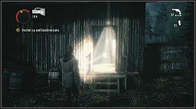 Push the cart into abyss, then jump over that abyss in order to get to the next part of this level - Alan Wake: Episode 6 Departure - walkthrough - Walkthrough - Alan Wake Game Guide & Walkthrough