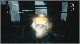 Push the cart nearby and search the building you will automatically enter - Alan Wake: Episode 6 Departure - walkthrough - Walkthrough - Alan Wake Game Guide & Walkthrough
