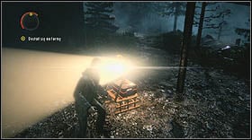 Once you walk out of the railway bridge, turn left - Alan Wake: Episode 1 The Truth Part 1 - walkthrough - Walkthrough - Alan Wake Game Guide & Walkthrough