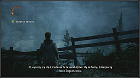 After a cut-scene, take the only path available - Alan Wake: Episode 1 The Truth Part 1 - walkthrough - Walkthrough - Alan Wake Game Guide & Walkthrough