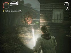 After killing the enemy with a chainsaw, go to the left from the shed - Alan Wake: Alarm clocks - list - Collectibles (DLC) - Alan Wake Game Guide & Walkthrough