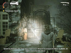 During meeting with Zane, when you go outside - go down the stairs and look for it next to another gate - Alan Wake: Night Springs Video Games - list - Collectibles (DLC) - Alan Wake Game Guide & Walkthrough