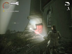 On the red armchair behind the lighthouse - Alan Wake: Night Springs Video Games - list - Collectibles (DLC) - Alan Wake Game Guide & Walkthrough