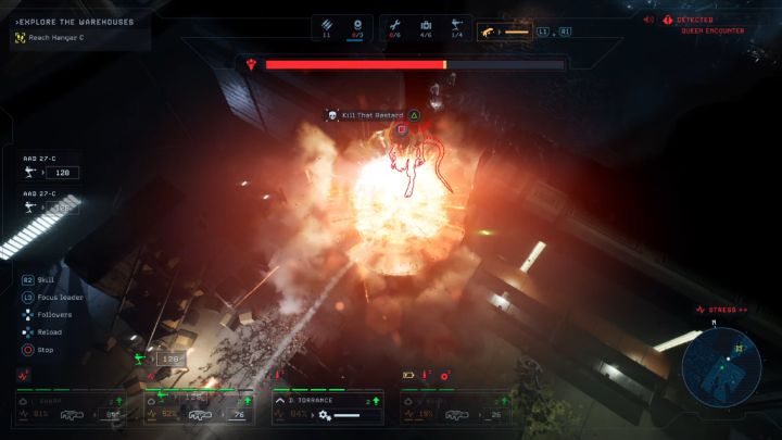 2 - Aliens Dark Descent: How to beat Alien Queen in Berkleys Docks? - Bosses - Aliens Dark Descent Guide