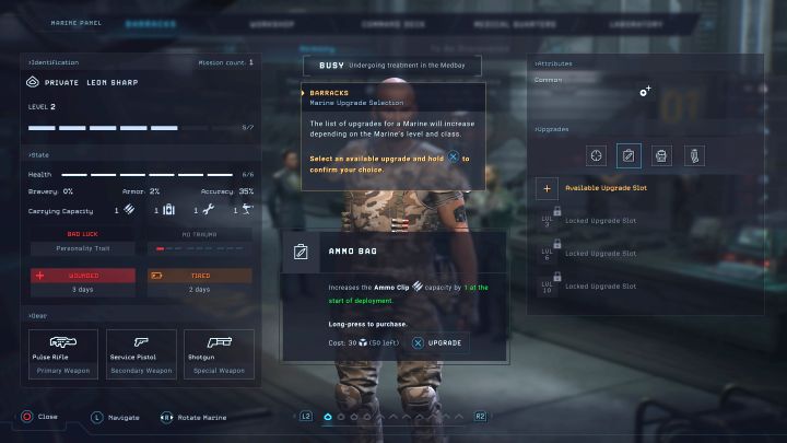 By default, each marine begins with 2 Ammo Clips - Aliens Dark Descent: How to replenish and where to find more ammunition? - FAQ - Aliens Dark Descent Guide