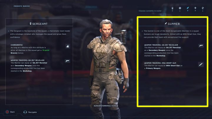 Smart Gun can only be used by marines of the Gunner class - Aliens Dark Descent: How to unlock the Smart Gun? - FAQ - Aliens Dark Descent Guide