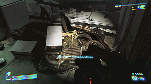 LEGENDARY WEAPON 3/6 (Hudsons Pulse Rifle) - Shortly after meeting up with O'Neal and retrieving your equipment - Legendary Weapons - Collectibles - Aliens: Colonial Marines - Game Guide and Walkthrough