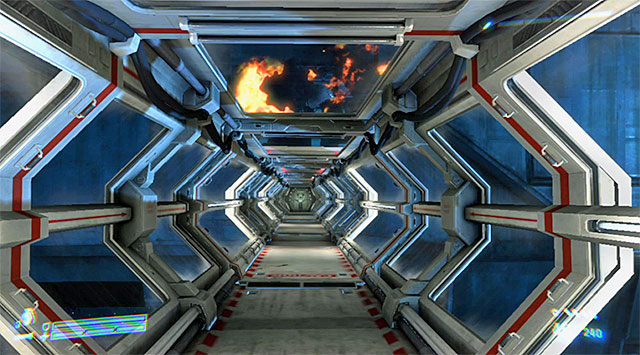 Use the newly unlocked passage and move forward - Help O'Neal in the evacuation - Mission 1: Distress - Aliens: Colonial Marines - Game Guide and Walkthrough