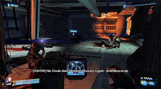 Your destination is the room with several wounded marines where you'll listen to new conversations - Help O'Neal in the evacuation - Mission 1: Distress - Aliens: Colonial Marines - Game Guide and Walkthrough