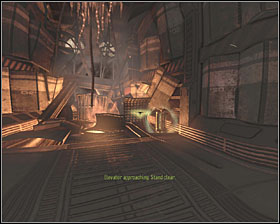 When you will exit the machinery you will be in the corridor - Canisters - Refinery - Canisters - Aliens vs Predator - Game Guide and Walkthrough