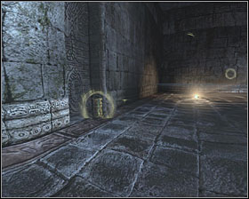 When you will be in front of the ancient mechanism, turn right and enter the building using the door (with some blue lights) - Canisters - Ruins - Canisters - Aliens vs Predator - Game Guide and Walkthrough