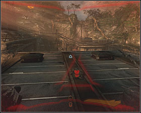 This trophy is located o the roof of one building in the Gateway station - Trophies - Jungle - Trophies - Aliens vs Predator - Game Guide and Walkthrough