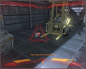 After you will be upstairs turn left and check the area - Trophies - Research Lab - Trophies - Aliens vs Predator - Game Guide and Walkthrough