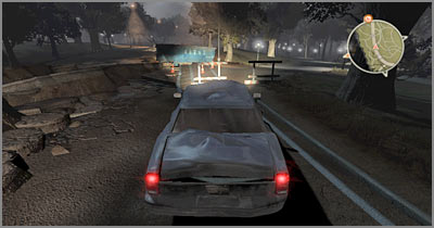 This is going to be the most challenging section of the race, because your task will be to destroy a concrete wall (screen) - Episode 4 Scene 1 - Episode 4 - Alone in the Dark - Game Guide and Walkthrough