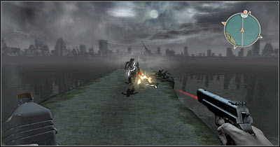 This root of evil can be found in the water, so it's extremely important to destroy it from a larger distance - Episode 8 Optional: Roots of evil - Part 2(3) - Episode 8 - Alone in the Dark - Game Guide and Walkthrough