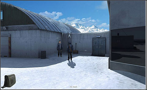 Talk to Tully (it doesnt matter which dialog option you choose) and then use a ladder to the left in order to get to the stations roof - Stun the bear and perform standard actions - Day 1 - Alpha Polaris - Game Guide and Walkthrough