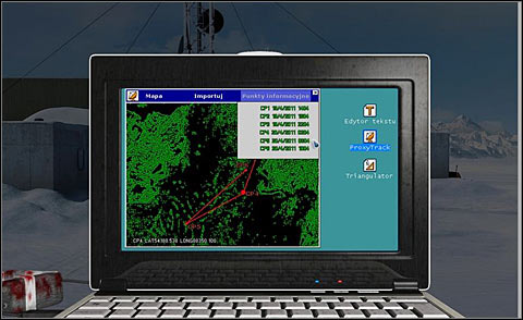 Select Map bookmark and East Ketek plateau - Analyze GPS data - Day 2 - Alpha Polaris - Game Guide and Walkthrough