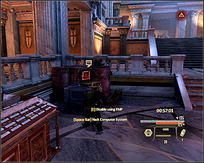 Head down and get ready to get rid of new enemies, who will run out of the elevator (M14B, 8) - Walkthrough - Rome - Intercept Marburg at Museum of Art - Walkthrough - Rome - Alpha Protocol: The Espionage RPG - Game Guide and Walkthrough