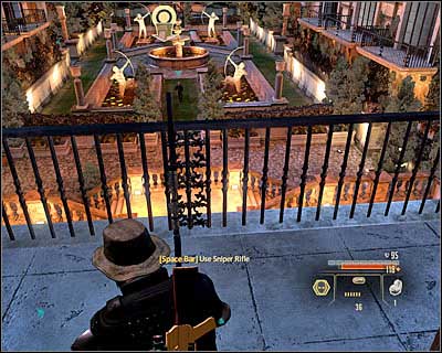 Go through the unprotected corridor and get rid of a single enemy upon entering a new location - Walkthrough - Rome - Investigate Marburgs Villa - Walkthrough - Rome - Alpha Protocol: The Espionage RPG - Game Guide and Walkthrough