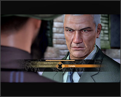 This mission consists only of a long conversation with Conrad Marburg, who will tell you about Jibril's death - Walkthrough - Rome - Contact Jibril Al-Bara - Walkthrough - Rome - Alpha Protocol: The Espionage RPG - Game Guide and Walkthrough