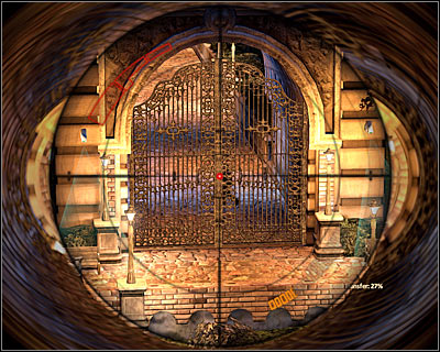 The first location contains three people walking by the mansion's gate - two of them will be standing before the gate and the third behind it - Walkthrough - Rome - Intercept Jibril Al-Bara at Chateau - Walkthrough - Rome - Alpha Protocol: The Espionage RPG - Game Guide and Walkthrough