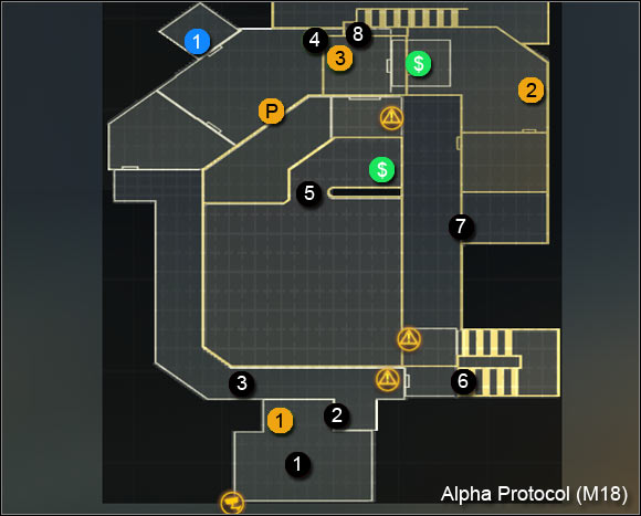 GETTING TO THE NORHTERN PART OF THE HIDEOUT - Walkthrough - Moscow - Prevent Surkovs Escape - Walkthrough - Moscow - Alpha Protocol: The Espionage RPG - Game Guide and Walkthrough