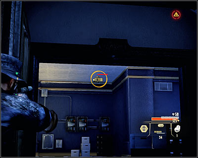 Getting to the data: Once more use the mansion's main entrance (M9, 3) - Walkthrough - Moscow - Assault Braykos Mansion - Walkthrough - Moscow - Alpha Protocol: The Espionage RPG - Game Guide and Walkthrough