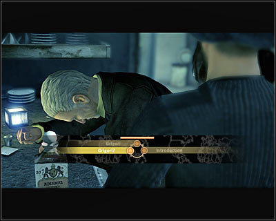 This whole mission in fact consists only of a talk with Grigori - Walkthrough - Moscow - Contact Grigori the Informant - Walkthrough - Moscow - Alpha Protocol: The Espionage RPG - Game Guide and Walkthrough