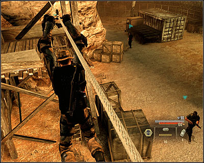 After watching a short cutscene, you get to business - Walkthrough - Saudi Arabia - Intercept Shaheed and Recover Missiles - Walkthrough - Saudi Arabia - Alpha Protocol: The Espionage RPG - Game Guide and Walkthrough