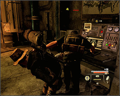 I'd definitely suggest the right path (M5, 12), eliminating one guard on your way - Walkthrough - Saudi Arabia - Intercept Shaheed and Recover Missiles - Walkthrough - Saudi Arabia - Alpha Protocol: The Espionage RPG - Game Guide and Walkthrough