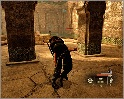Another big room (M4, 13) is guarded by as much as two enemies - Walkthrough - Saudi Arabia - Intercept Nasri the Arms Dealer - Walkthrough - Saudi Arabia - Alpha Protocol: The Espionage RPG - Game Guide and Walkthrough