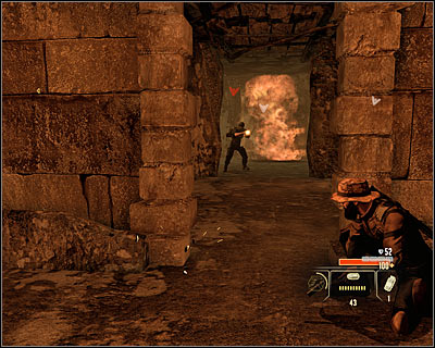 Quickly hide by one of the three passages leading into this room - Walkthrough - Saudi Arabia - Investigate Jizan Weapon Stockpile - Walkthrough - Saudi Arabia - Alpha Protocol: The Espionage RPG - Game Guide and Walkthrough