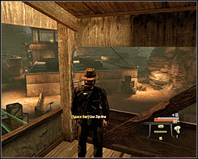 Option 2 - getting to the eastern sniper tower and riding down the line - Walkthrough - Saudi Arabia - Bug Al-Samad Airfield - Walkthrough - Saudi Arabia - Alpha Protocol: The Espionage RPG - Game Guide and Walkthrough