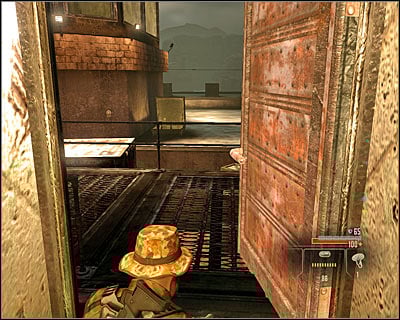 It's worth to eliminate the nearest enemies as fast as possible, which shouldn't be too hard - Walkthrough - Saudi Arabia - Bug Al-Samad Airfield - Walkthrough - Saudi Arabia - Alpha Protocol: The Espionage RPG - Game Guide and Walkthrough