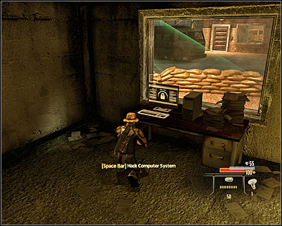 You can get to the next part of the map in two ways - Walkthrough - Saudi Arabia - Bug Al-Samad Airfield - Walkthrough - Saudi Arabia - Alpha Protocol: The Espionage RPG - Game Guide and Walkthrough