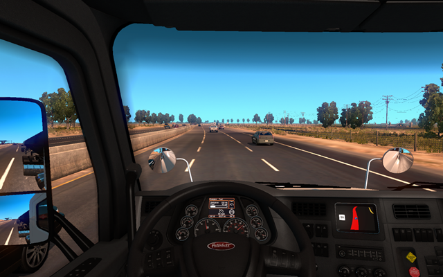 One could assume that a highway is a secure place but in fact, it is not always like that - Driving the truck; steering - Driving your truck across the States - American Truck Simulator - Game Guide and Walkthrough