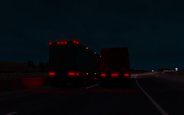 On a highway it is not a problem to overtake someone when you have two or three lanes available - Overtaking; indicators - Driving your truck across the States - American Truck Simulator - Game Guide and Walkthrough