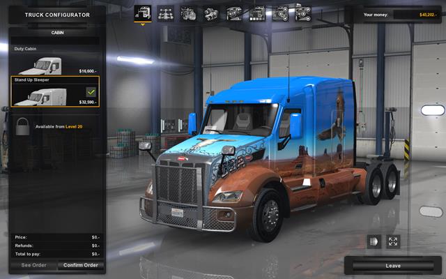 This upgrade does not influence driving features - Repairing and modifying the truck - Driving your truck across the States - American Truck Simulator - Game Guide and Walkthrough