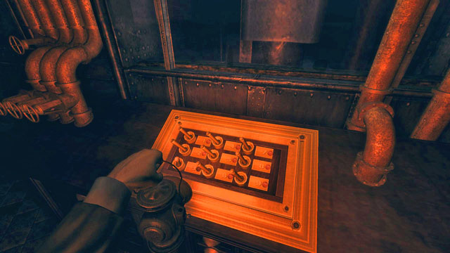 The correct setting of switches. - The Reactor | Walkthrough - Walkthrough - Amnesia: A Machine for Pigs Game Guide