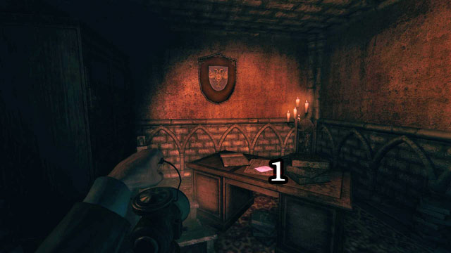 In the first room kin this location, there are three doors - The Church | Collectibles - Collectibles - Amnesia: A Machine for Pigs Game Guide