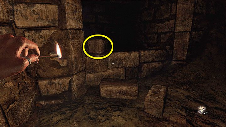 Just after using the unblocked passage, examine the area on the left - Amnesia Rebirth: The Tomb of Tin Hinan - walkthrough, secrets - Walkthrough - Amnesia Rebirth Guide