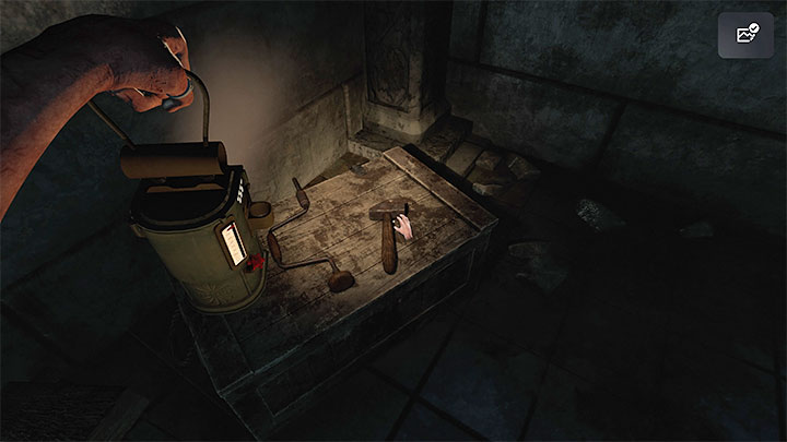 Go through the hole in the wall adjacent to the scaffolding - Amnesia Rebirth: The Portal Chamber (1st visit) - walkthrough, secrets - Walkthrough - Amnesia Rebirth Guide