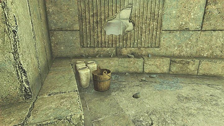 To the left of the pillars (looking from the console), you will find jugs shown in the picture above - Amnesia Rebirth: The Chamber of Pillars - walkthrough, secrets - Walkthrough - Amnesia Rebirth Guide