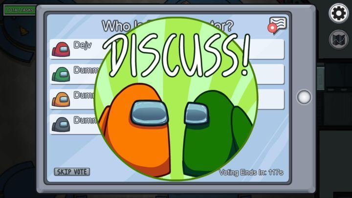 You can call an emergency meeting in two ways - Among Us: Emergency meeting - Basics - Among Us Guide