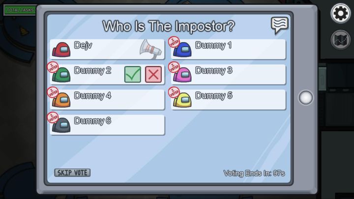 Emergency meeting is the gathering of all players in one place - Among Us: Emergency meeting - Basics - Among Us Guide