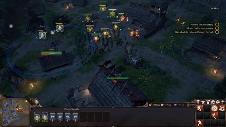 Order a few of your squads to defend the village and send 2-3 squads to capture the last village (F) - The Lindisfarne Riches, Ulf Ironbeard - Viking Walkthrough - Ulf Ironbeard - Ancestors Legacy Game Guide