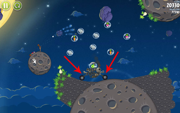 Your goal is to destroy the vehicle by