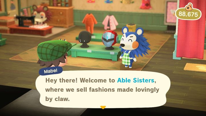 This is Mabel. - ACNH: Sable and Mabel Able - what do they do? where to find? - Characters staying on the island - Animal Crossing New Horizons Guide